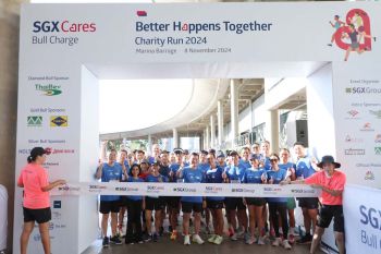 ‘ไทยเบฟ’ ร่วมมือ ‘SGX Group’ สนับสนุนองค์กรการกุศล  ผ่านกิจกรรม SGX Cares Bull Charge Charity Run