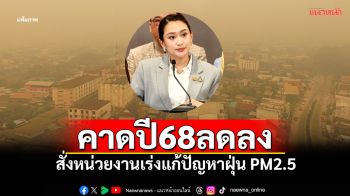 นายกฯสั่งหน่วยงานแก้ปัญหาฝุ่น PM2.5 คาดแนวโน้มปี68ลดลง เทียบปี66เผาไหม้ลด50%