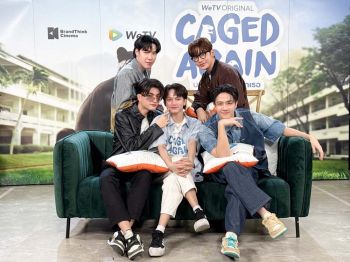 ‘เบน-ไจ๋’ นำทีมนักแสดงพบปะแฟนๆ  จากซีรี่ส์ ‘Caged Again บอกกรงๆ…ว่ารักเธอ’