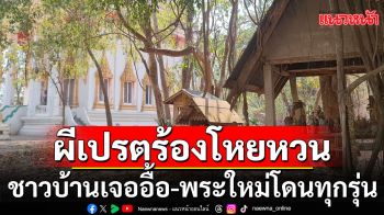 สุดหลอน! ชาวบ้านผวาเจอกันเพียบงานบุญวัด ตะโกนลั่น\'ผีเปรต\' พระใหม่โดนทุกรุ่น