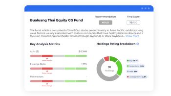 บริดจ์ไวส์ เพิ่มกองทุนไทย 800 กองทุนลงบน FundWise