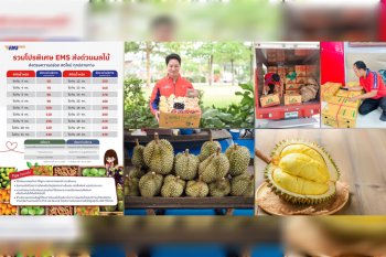ไปรษณีย์ไทย รุกส่งผลไม้ภาคตะวันออกรับผลผลิตพุ่งเฉียด 30% พร้อมรองรับดีมานด์การส่ง