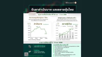 เงินบาทแตะระดับแข็งค่าสุดรอบ 7 เดือนที่ 33.03 บาทต่อดอลลาร์ฯ