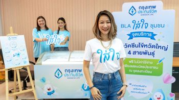 กรุงเทพประกันชีวิต จัดโครงการฉีดวัคซีนป้องกันโรคไข้หวัดใหญ่ 740 เข็ม ให้ประชาชนเขตบางซื่อ