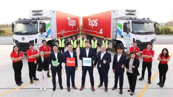 ท็อปส์ จับมือ เอฟแอลเอส กรุ๊ป เปิดตัว ‘EV TRUCK’ ยกระดับกรีนโลจิสติกส์