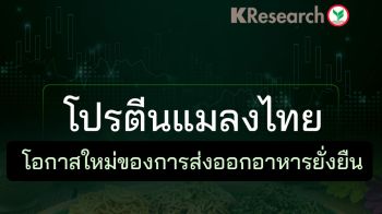 โปรตีนแมลงไทย โอกาสใหม่ของการส่งออกอาหารยั่งยืน