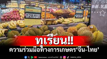 มองความร่วมมือการเกษตร\'จีน-ไทย\' ผ่านราชาผลไม้\'ทุเรียน\'