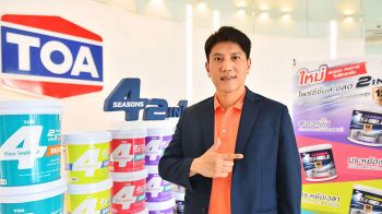 TOA ปังไม่หยุด! \'4SEASONS 2in1\' ฉลองยอดขายทะลุ 100 ล้านใน 2 เดือน ด้วยนวัตกรรมใหม่สีทับหน้ารวมรองพื้น-จบงานไวไปต่อ