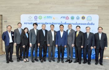 ชป. ร่วมลงนาม\'ความร่วมมือการบริหารจัดการน้ำ เพื่อสร้างความมั่นคงและยั่งยืน\'
