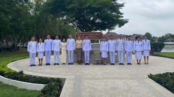 ‘ผู้การอยุธยา-ผกก.สภ.พระนครศรีอยุธยา’ร่วมพิธีปลูก‘พระศรีมหาโพธิทศมราชบพิตร’