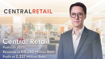 เซ็นทรัล รีเทล โกยรายได้ไตรมาสแรกปี’68 กว่า 69,280 ล้าน กำไร 2,337 ล้าน