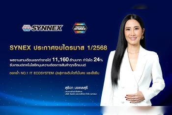 ซินเน็คฯ เปิดผลงาน Q1/68 กำไรโต 24% ส่วนรายได้อยู่ที่ 11,160 ลบ. เดินเกมรุกรับเทรนด์ธุรกิจ หนุนทุกเซ็กเมนต์เติบโต