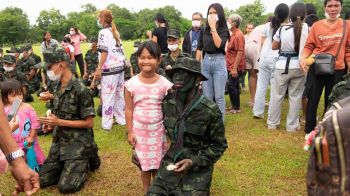 รร.นายร้อยพระจุลจอมเกล้า จัดวันพร้อมญาติทหารใหม