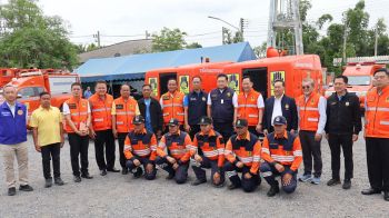 อธิบดีปภ.ติดตามสถานการณ์น้ำ  เตรียมความพร้อมจังหวัดอ่างทอง