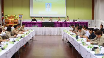 จ.ขอนแก่น ประชุมติดตาม โครงการสถานการณ์ในพื้นที่