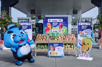 โออาร์ แจกฟรี! มะม่วงแฟนซี กว่า 400,000 กก. เมื่อเติมน้ำมันที่ พีทีที สเตชั่