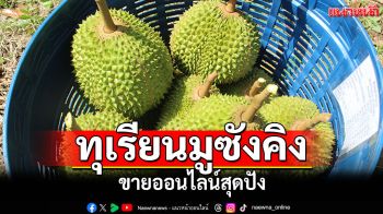 เจ้าของสวนเบตงปลื้ม \'ทุเรียนมูซังคิง\'ผลผลิตออกแล้ว ขายออนไลน์สุดปัง