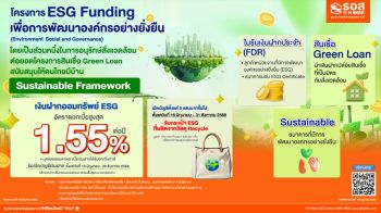 ธอส. เปิดตัว ESG Funding ต่อยอดสินเชื่อ Green Loan