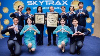 บางกอกแอร์เวย์ส คว้าแชมป์ 9 สมัย สายการบินระดับภูมิภาคที่ดีที่สุดใน