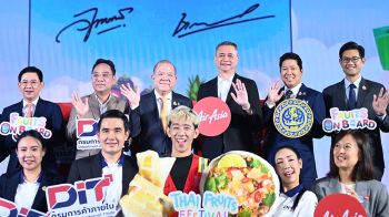 พิชัย ดึง ไทยแอร์เอเชีย ซื้อผลไม้ร่วม 1,000 ตัน เสิร์ฟเมนูอาหาร-เครื่องดื่มบนเครื่องบิน เริ่ม ก.ค.นี้
