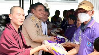 สำนักสงฆ์ถ้ำป่าสารภีธรรม-จัดกิจกรรม‘แบ่งปันน้ำใจ’ถวายเป็นพุทธบูชา