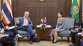 \'นฤมล\'ต้อนรับ รมต.ทรัพยากรน้ำฯ เนเธอร์แลนด์ ผนึกกำลังเสริมแกร่งระบบจัดการน้ำให้ยั่งยืน