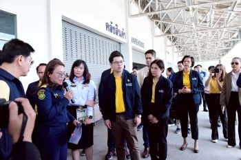 ฉันทวิชญ์” รมช.พาณิชย์  ลงพื้นที่ด่านหนองคาย ดันส่งออกทุเรียนไทย หนุนศูนย์ OSS ลดขั้นตอนส่งออกชายแดน