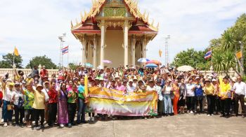 ไทยออยล์ร่วมกับ ทน.แหลมฉบัง ถวายเทียนพรรษาพร้อม10ชุมชน