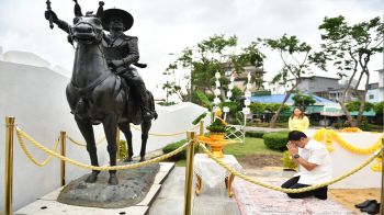 กทม.บวงสรวง-วางศิลาฤกษ์บูรณะพระบรมราชานุสาวรีย์สมเด็จพระเจ้าตากสินฯ