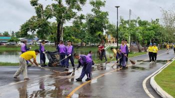จ.อำนาจเจริญ จัดกิจฯจิตอาสาวันสมเด็จพระนารายณ์มหาราช