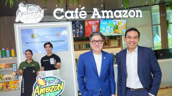 LINE MAN Wongnai จับมือ Café Amazon เปิดตัว Digital Store แห่งแรกของไทย