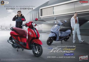 YAMAHA GRAND FILANO HYBRID สีสันใหม่สุดพรีเมียม พร้อมรับประกันยาว 5 ปี