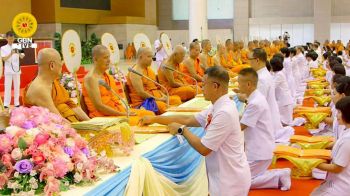 วัดพระธรรมกายมอบทุนการศึกษาแด่ลูกหลานสมาชิกศาสนูถัมปภ์ จำนวน 78 ทุน ในวันมหารำลึก ครั้งที่ 35