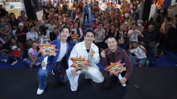 ‘กัน-แจม-พ้อยท์-ทอย-เฟิร์น’ นำทีมเสิร์ฟความสนุกสุดม่วนใจ๋ สู่พี่น้องชาวเชียงราย