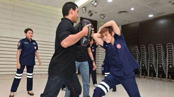 มูลนิธิป่อเต็กตึ๊งจัดอบรมป้องกันตัวเสริมแกร่งสตรี ต้านภัยคุกคามและความรุนแรง