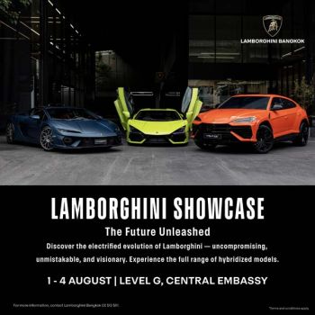 สาวกกระทิงดุ ห้ามพลาด! LAMBORGHINI SHOWCASE 2025 เปิดตัวไฮบริดครบไลน์ครั้งแรกในไทย