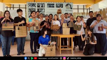 SACIT พาสื่อมวลชนสัมผัสเสน่ห์งานหัตถกรรมจาก “กก” จันทบุรี เสริมความยั่งยืนให้ชุมชน