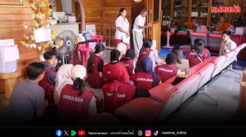 นศ.จากมหาวิทยาลัยซูลาเวซีบาร์ต ศึกษาดูงานการแพทย์แผนไทยที่วัดคีรีวงก์