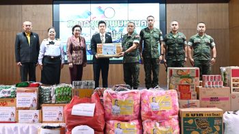 \'วิพุธ\'สก.กทม. ส่งมอบสิ่งของถึง หน่วยเฉพาะกิจ นาวิกโยธินจันทบุรี แนวหน้าปกป้องประเทศ