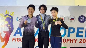 2 ตัวแทนนักกีฬาฟิกเกอร์สเก็ตติ้งทีมชาติไทย คว้า 1 เหรียญทอง 1 เหรียญเงิน