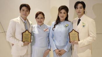 ‘สมิธ ภาสวิชญ์ – กองทัพ พึค’ รับพระราชทานโล่เกียรติคุณ ‘ลูกที่มีความกตัญญูกตเวทีฯ ปี 2568’