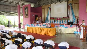 จ.ร้อยเอ็ด จัดอบรมคุณธรรมจริยธรรมบ่มเพาะเยาวชน