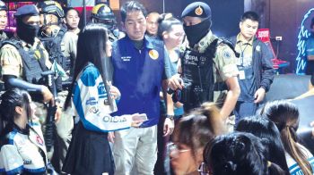 ปค.สุ่มตรวจผับพัทยา หยุดอบายมุขยาเสพติด