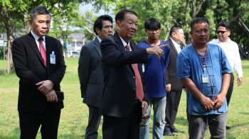 \'วันนอร์\'ดูปรับปรุงภูมิทัศน์หน้าสภาฯ เพื่อเตรียมอัญเชิญประดิษฐาน\'พระบรมราชานุสาวรีย์รัชกาลที่7\'