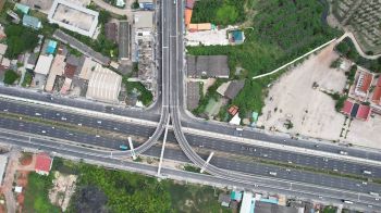 ทล.เปิดใช้ทางแยกต่างระดับบ้านแพ้ว