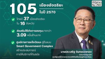DE เร่งขับเคลื่อนเมืองอัจฉริยะ สู่เป้าหมาย 105 เมือง ในปี 2570