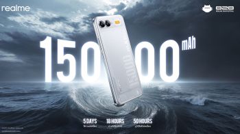 realme เปิดตัวนวัตกรรมสุดล้ำใน 828 Global Fan Festival สัมผัสแบตเตอรี่ 15,000mAh