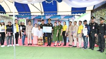 มทบ.23 มอบบ้านให้ทหารกองประจำการ