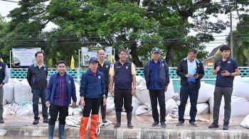 กรมชลฯ เดินหน้าช่วยเหลือชาวบ้านพื้นที่เสี่ยงอุทกภัย จังหวัดสุโขทัย