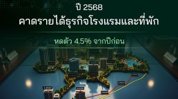 คาดรายได้ธุรกิจโรงแรมและที่พักหดตัว 4.5% จากปีก่อน
